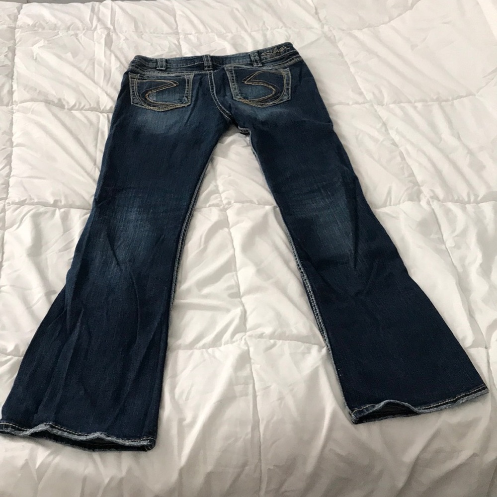 Silver jeans